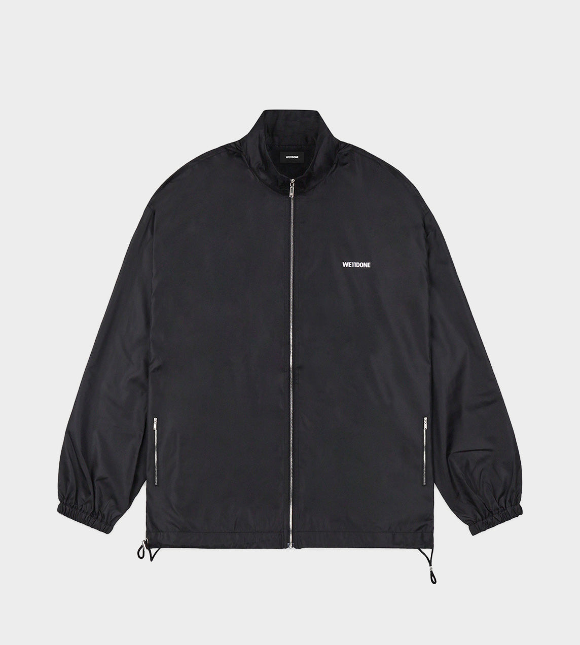 WE11DONE - Logo Windbreaker Jacket Black – WDLT117