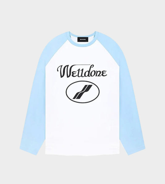 we11done Baseball Jersey Long Sleeve Jacket - White