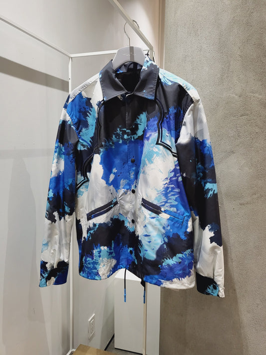 Toga Virilis - Tie Dye Baseball Jacket