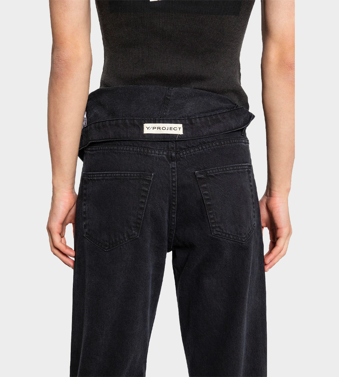 Evergreen Asymmetric Jeans Blk