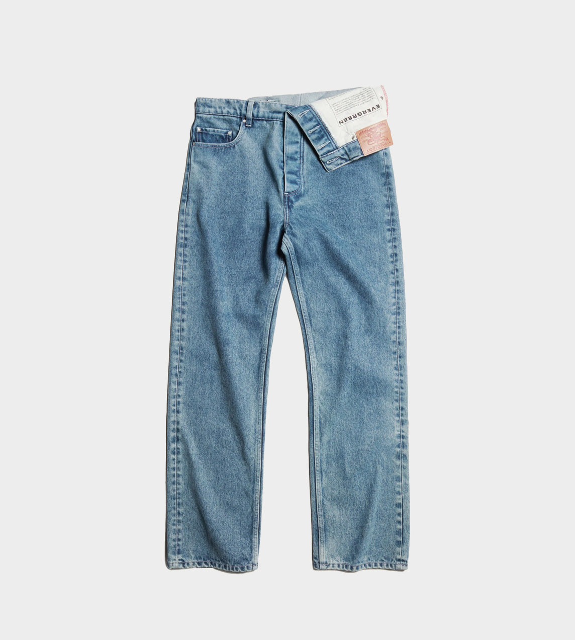 Y/Project - Classic Asymmetric Waist Jeans Navy – WDLT117