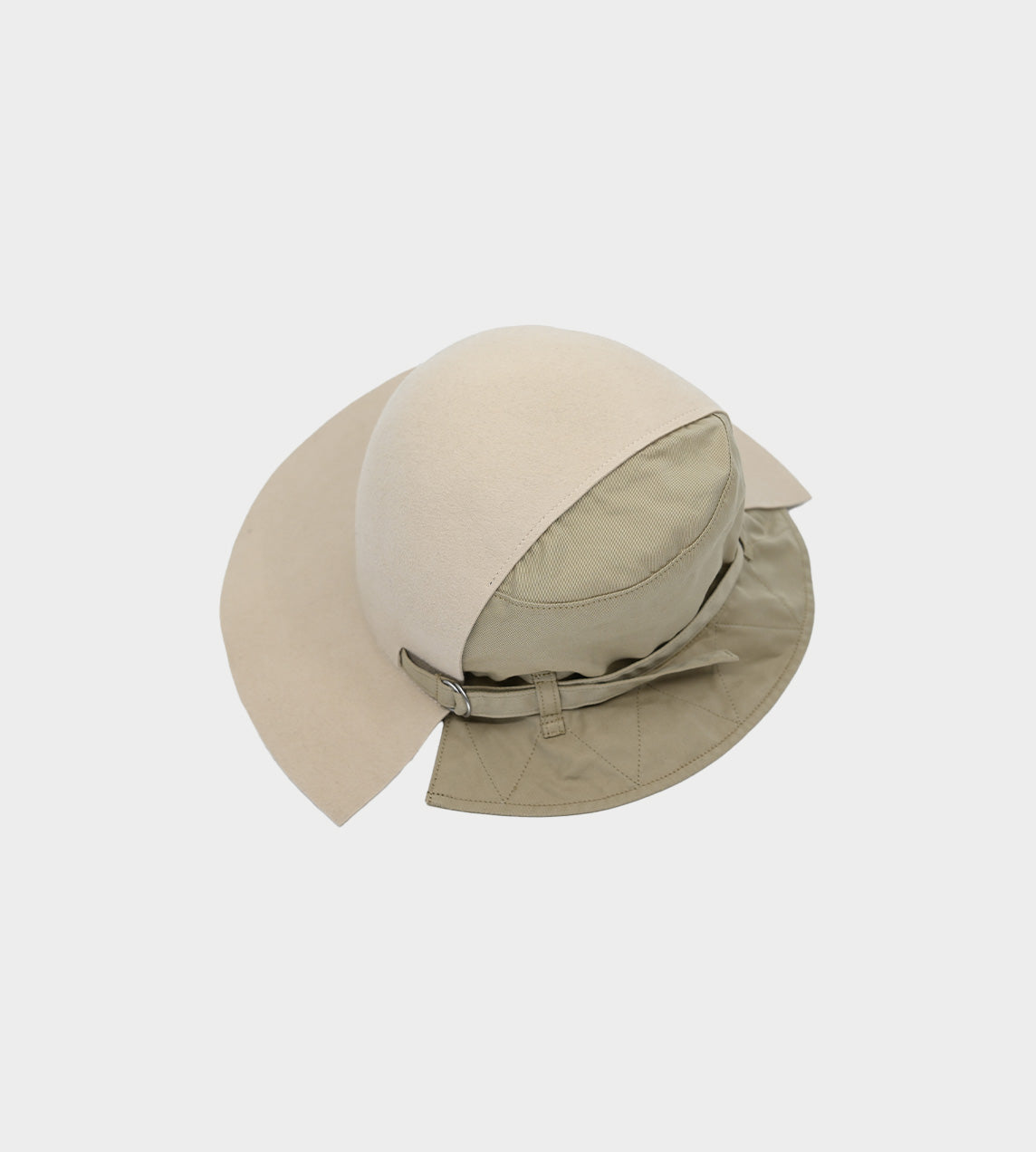 Kijima Takayuki - Ivory Half Bucket Half Fedora Hat