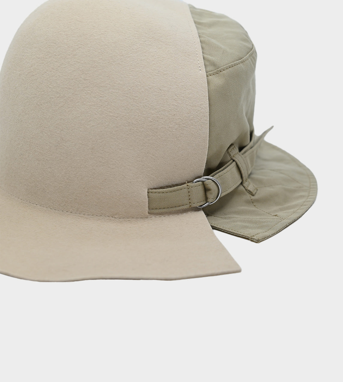 Kijima Takayuki - Ivory Half Bucket Half Fedora Hat