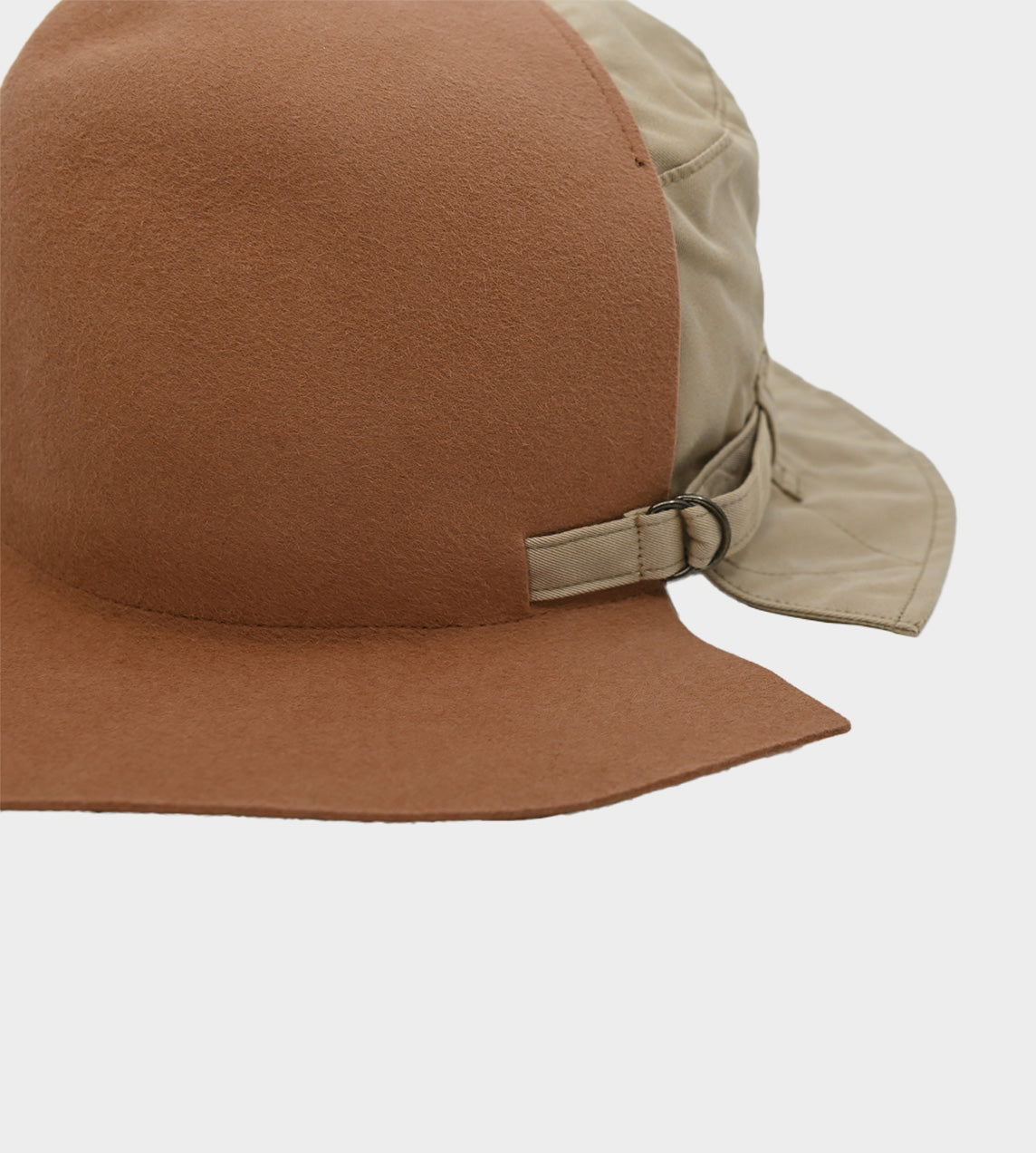 Kijima Takayuki - Light Brown Half Bucket Half Fedora Hat