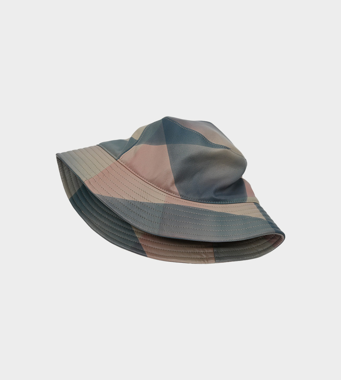 Kijima Takayuki - Printed Faux Leather Bucket Hat