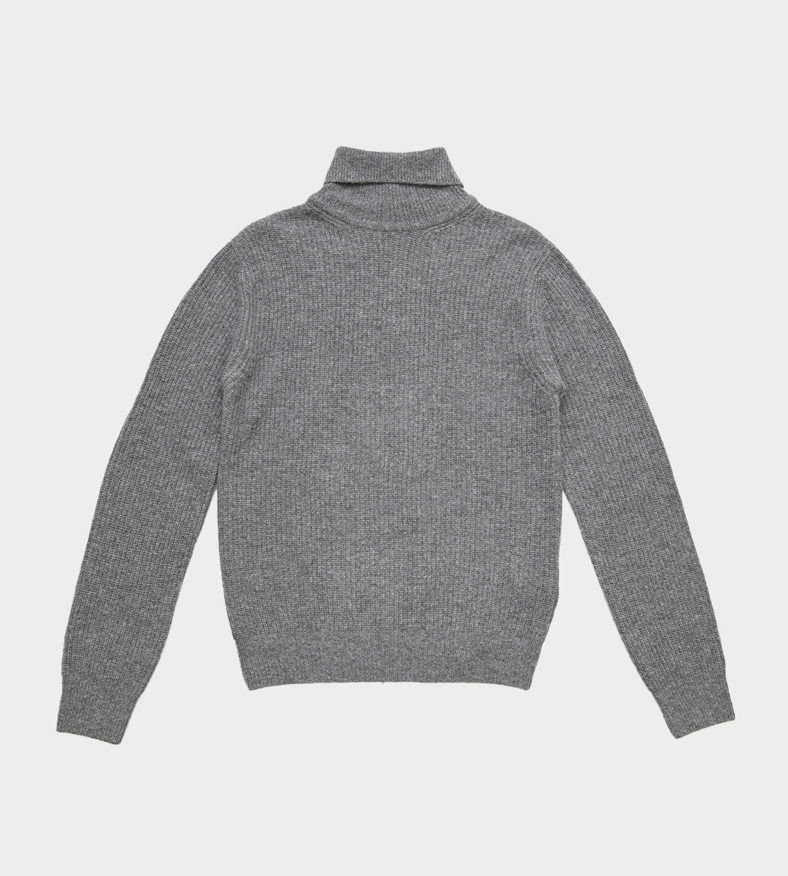 System - Basic Rib Turtleneck Dark Grey