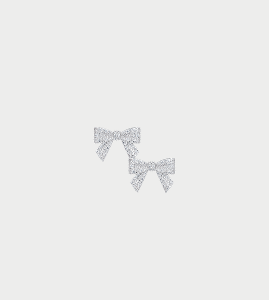 Shushu/Tong- Pave Bowknot Earring 