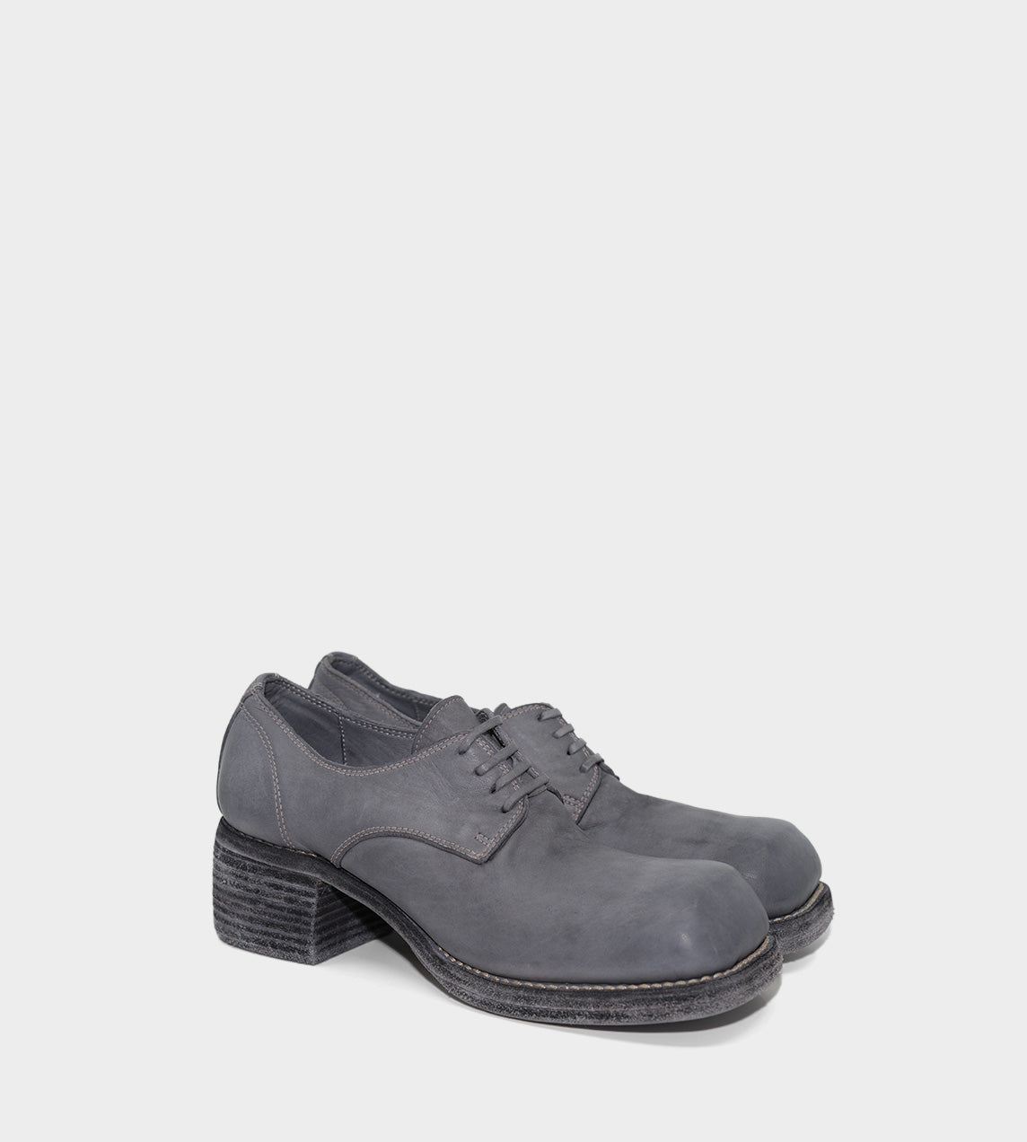 GUIDI - 9082 Laced Up Derby Grey