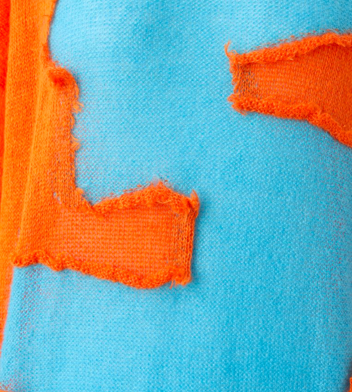 Distressed Sweater Orange