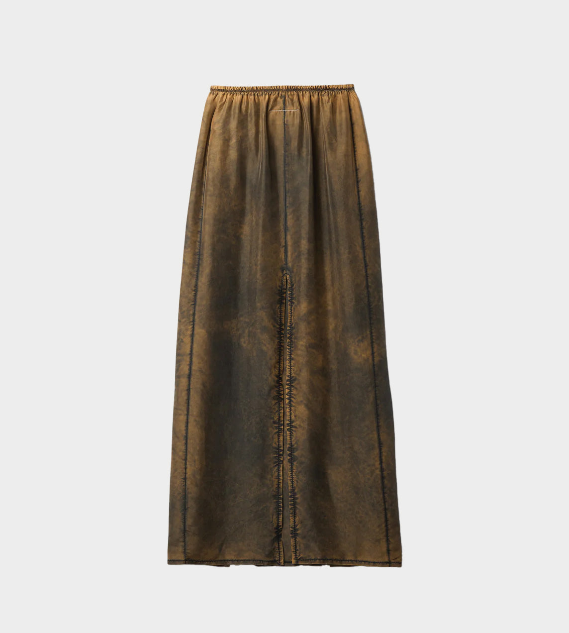 Rusted Silky Maxi Skirt