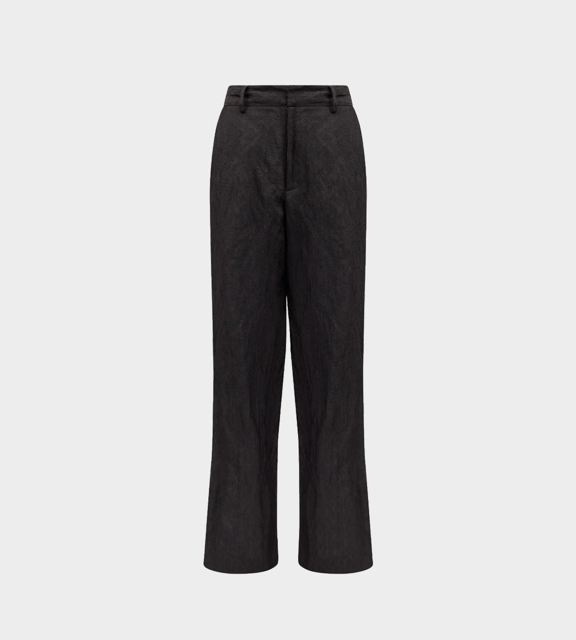 Crinkle Tailored Pants Blk