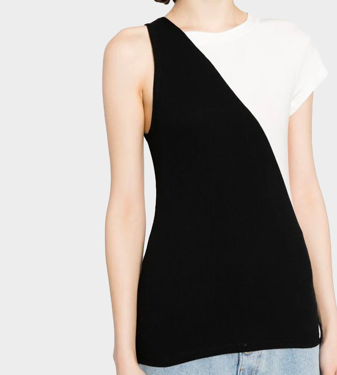 MM6 Maison Margiela - Asymmetric Cotton Blend T-shirt