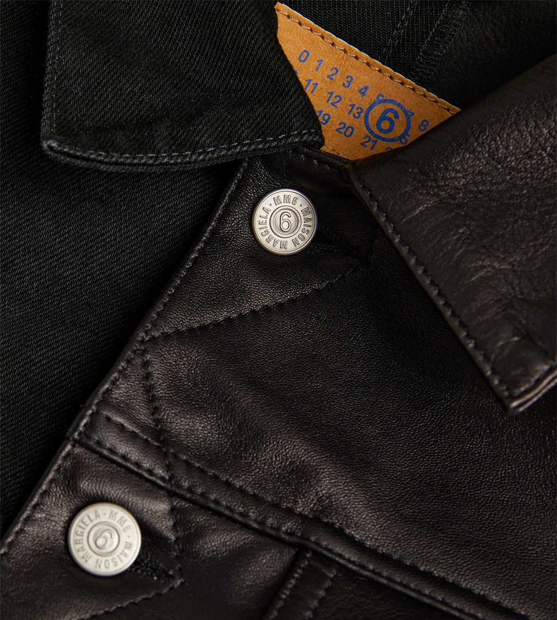 MM6 Maison Margiela - Contrasting-fabrics Panelled Jacket