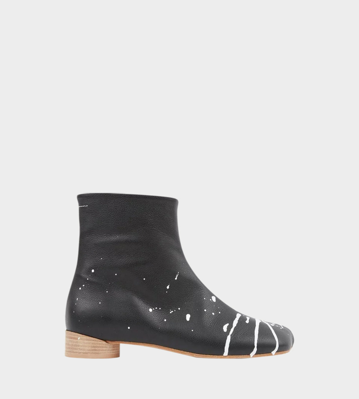 MM6 Maison Margiela - Anatomic Ankle Boot 'Blk Bright White'