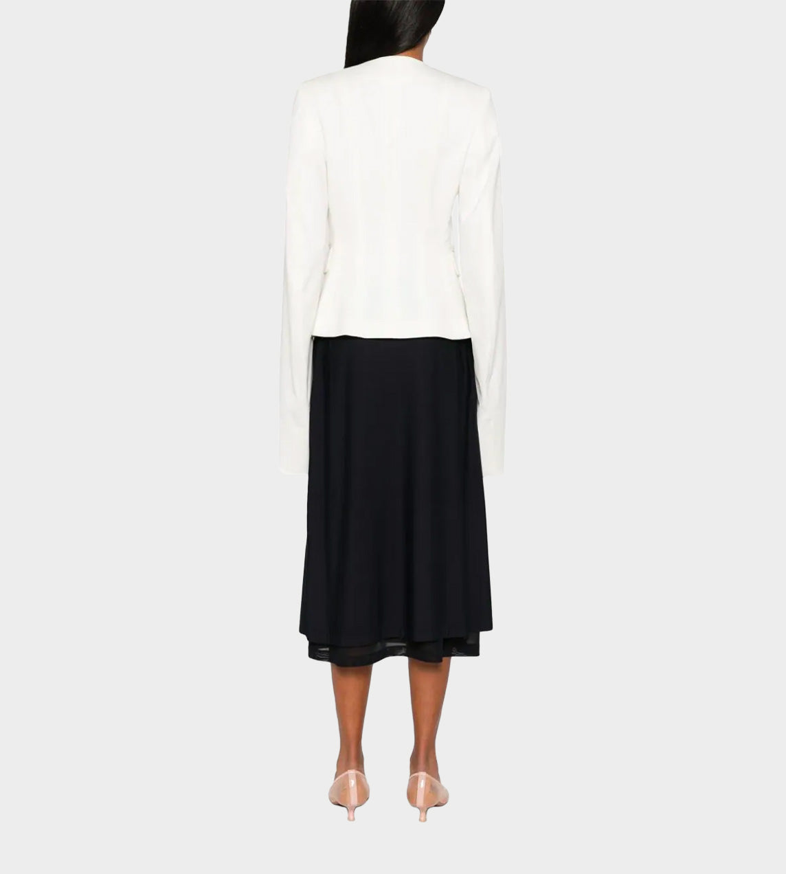 MM6 Maison Margiela - Extra-long-sleeves Twill Blazer