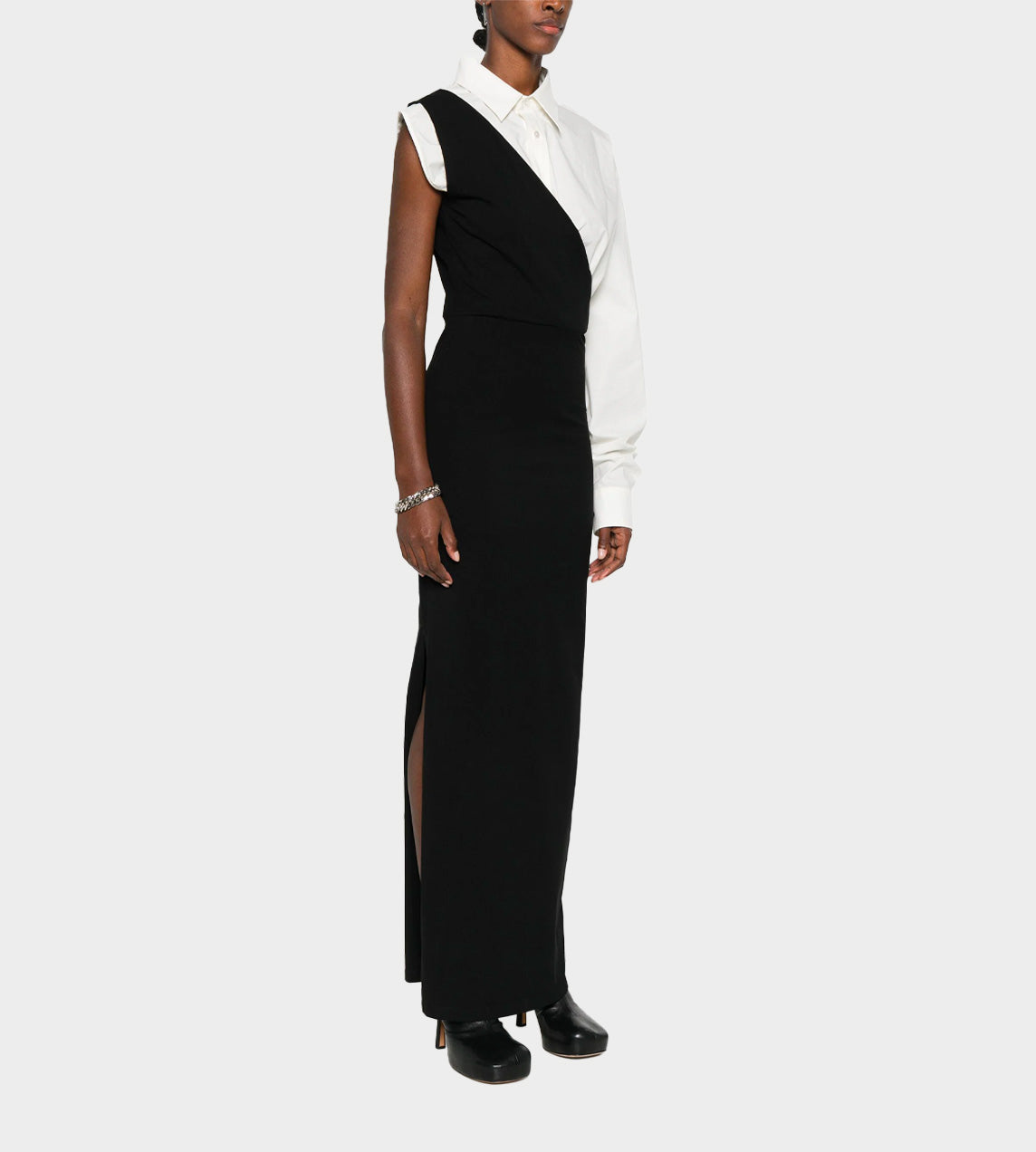 MM6 Maison Margiela - Single-sleeve Maxi Dress