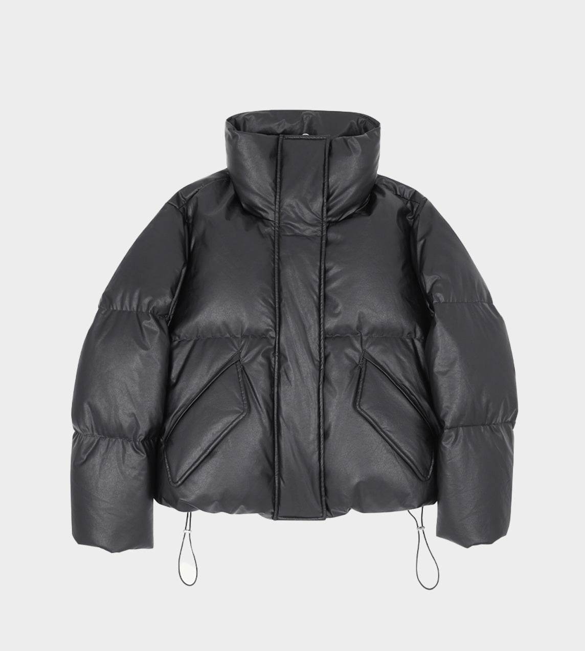 MM6 Maison Margiela - Signature Cropped Puffer Black