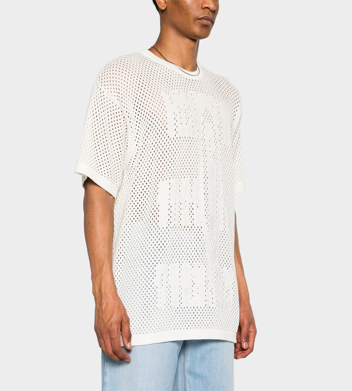 MM6 Maison Margiela - Intarsia-knit Cotton T-shirt