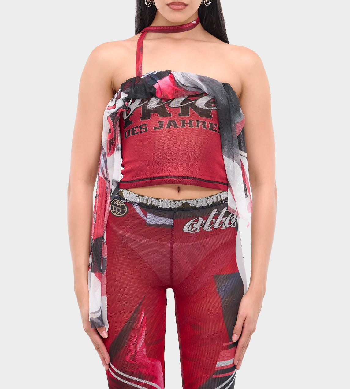 OTTOLINGER - Soccer Print Mesh Tube Top