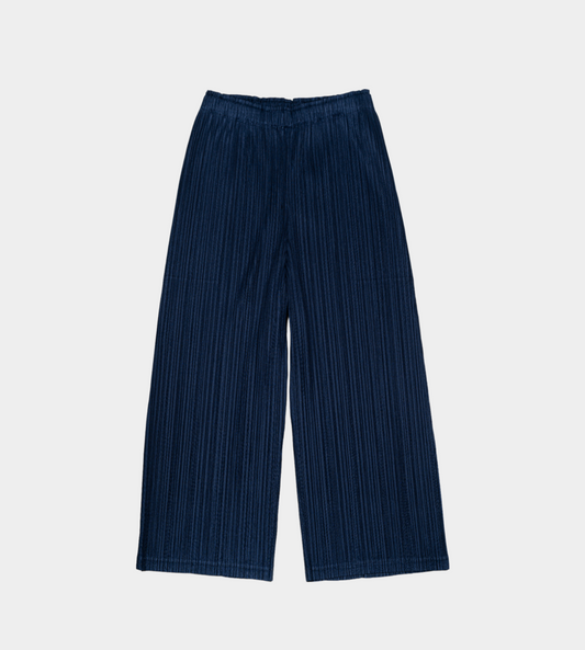 Monthly Colour Cropped Wide Leg pants Blue