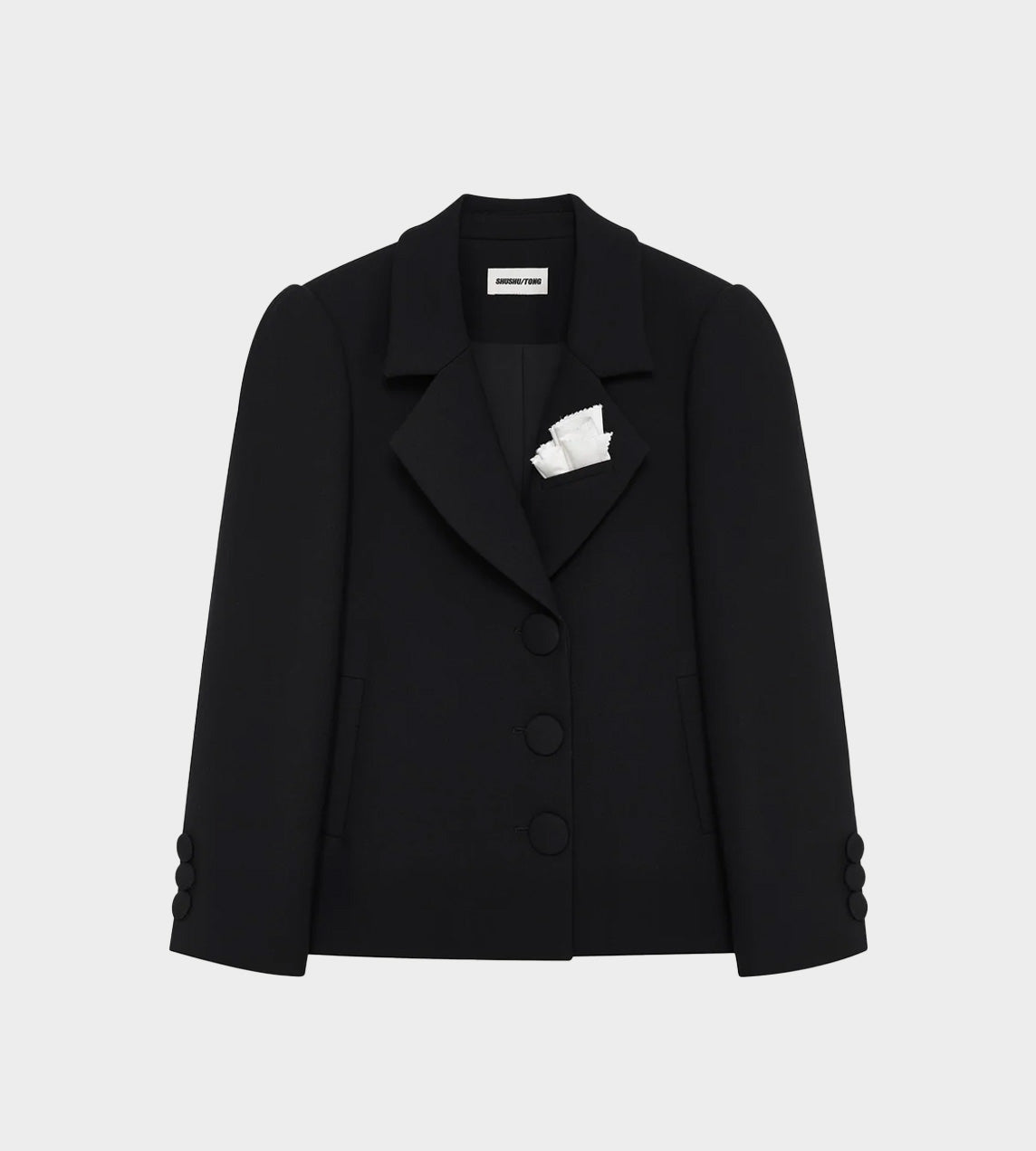 SHUSHU TONG - Oversized Suit Jacket Blk