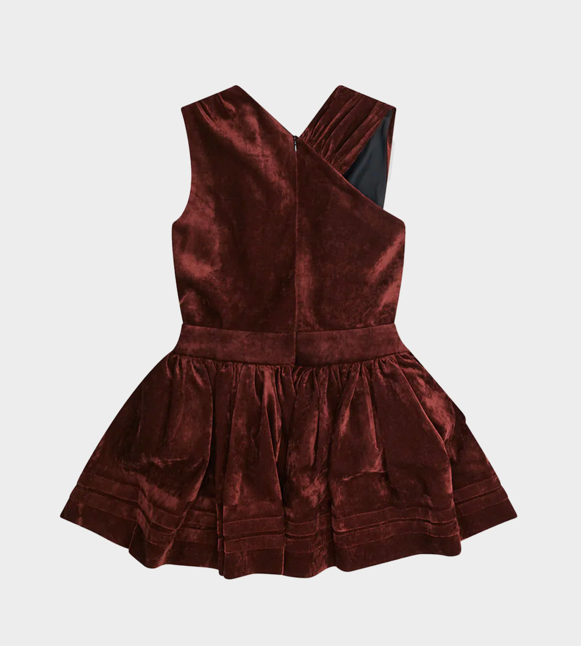 SHUSHU TONG - Tuck-edge Dress Velvet