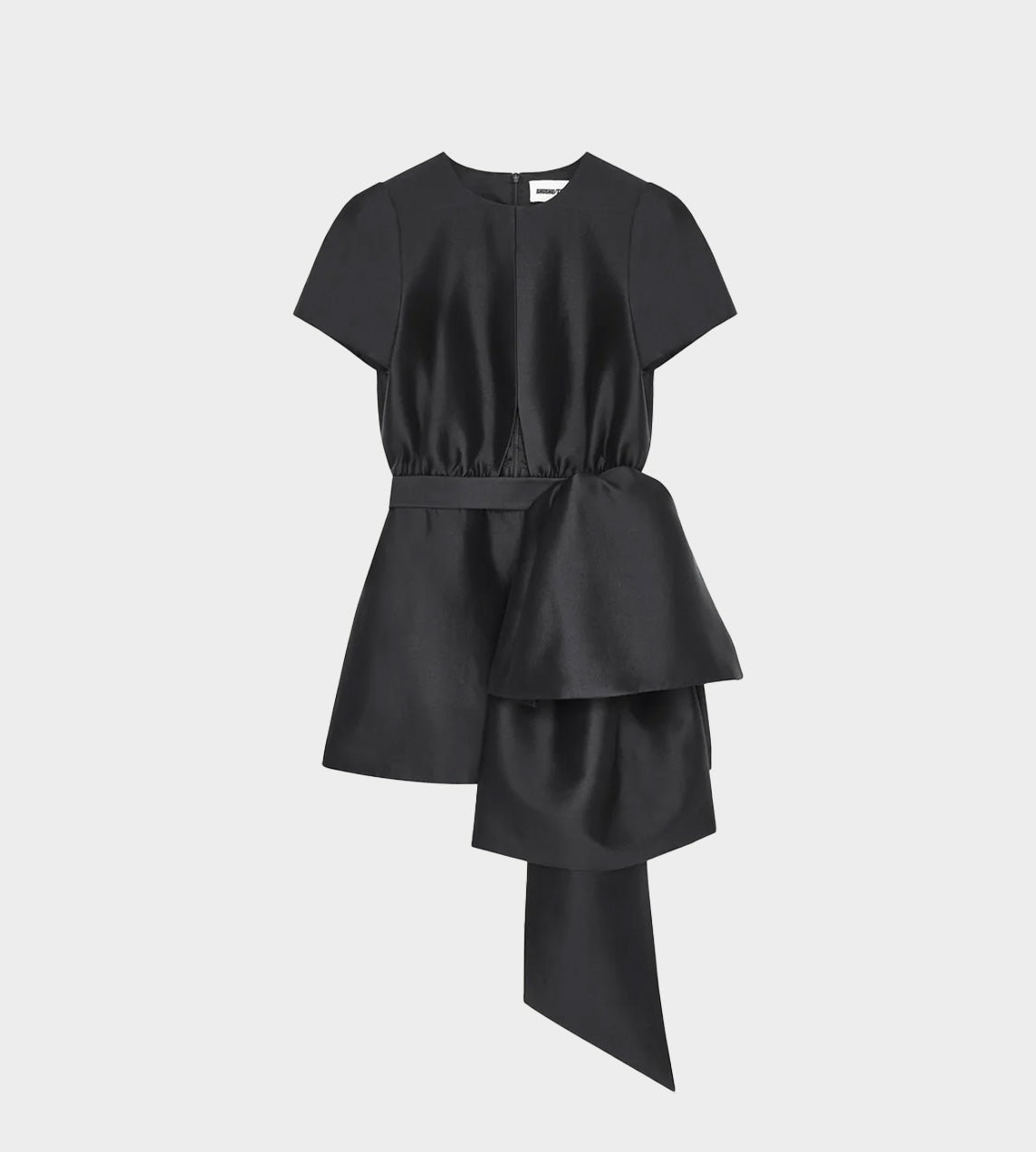 SHUSHU TONG - Bowknot Patchwork Dress Blk