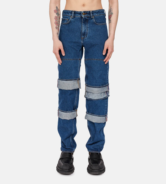 Y/Project - Classic Multi Cuff Jeans Navy