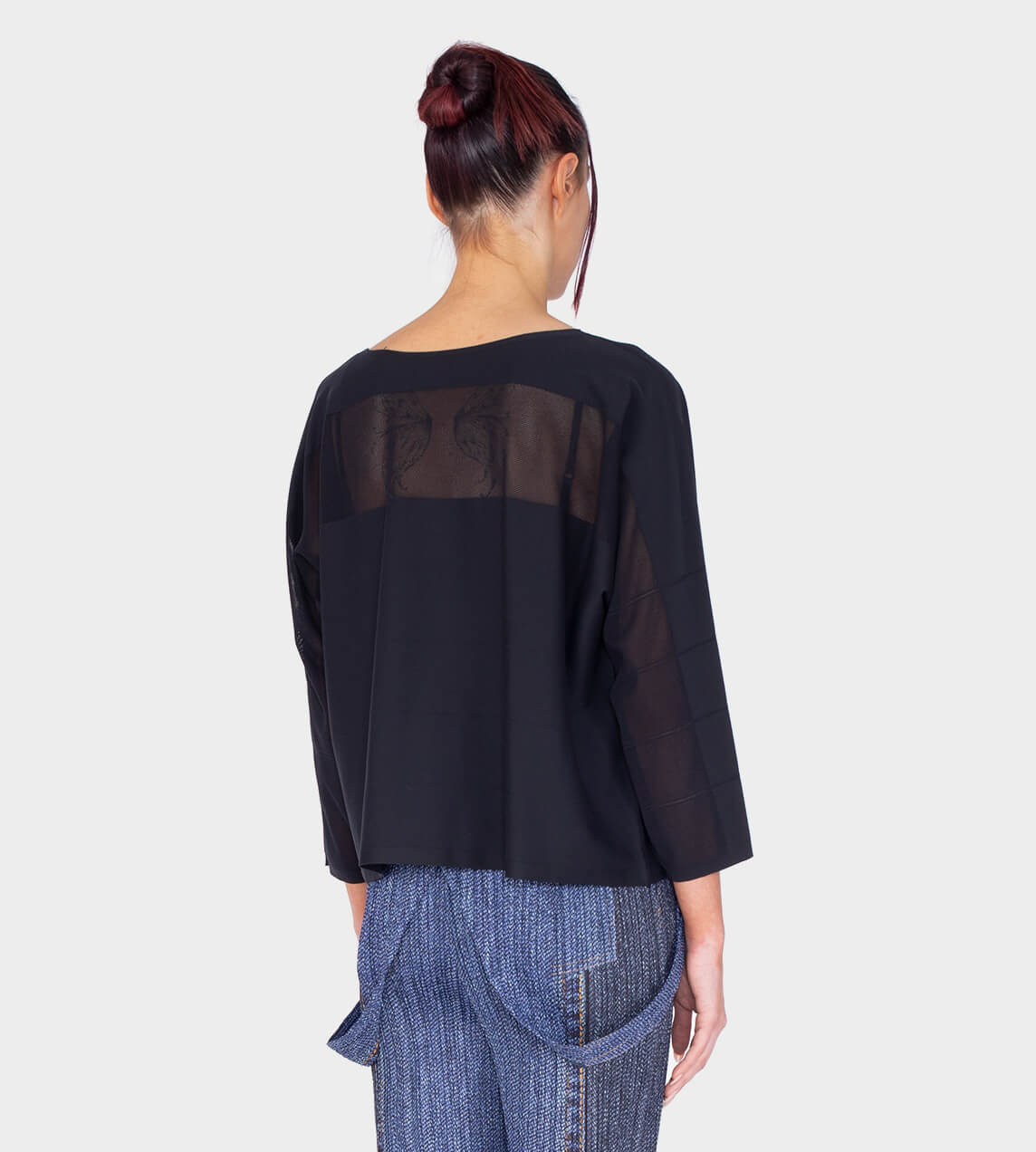 Pleats Please Issey Miyake - APOC 3/4 Sleeve A-line Top – WDLT117