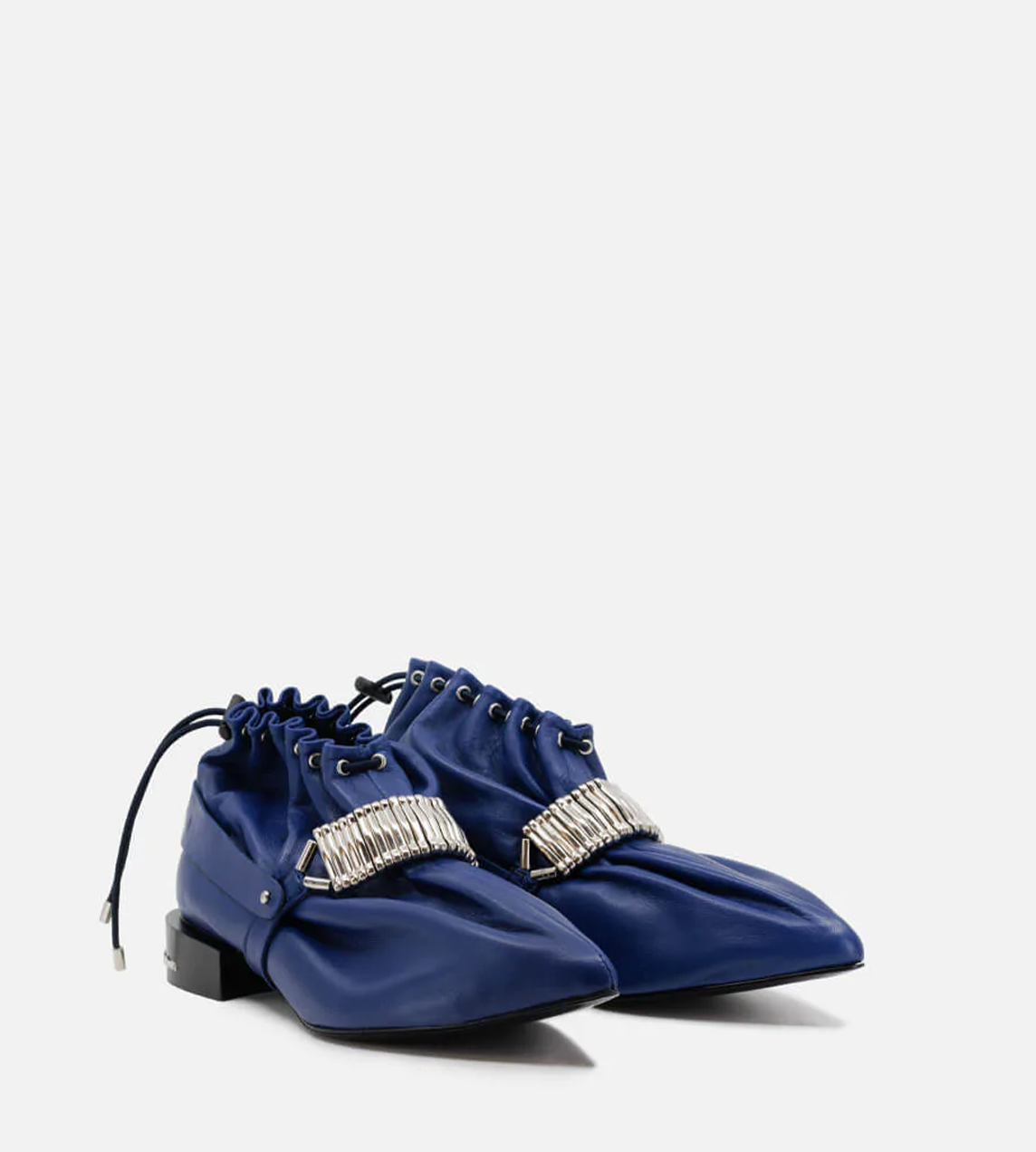 Toga Pulla - Drawstring Ankle Detail Shoe in Blue – WDLT117