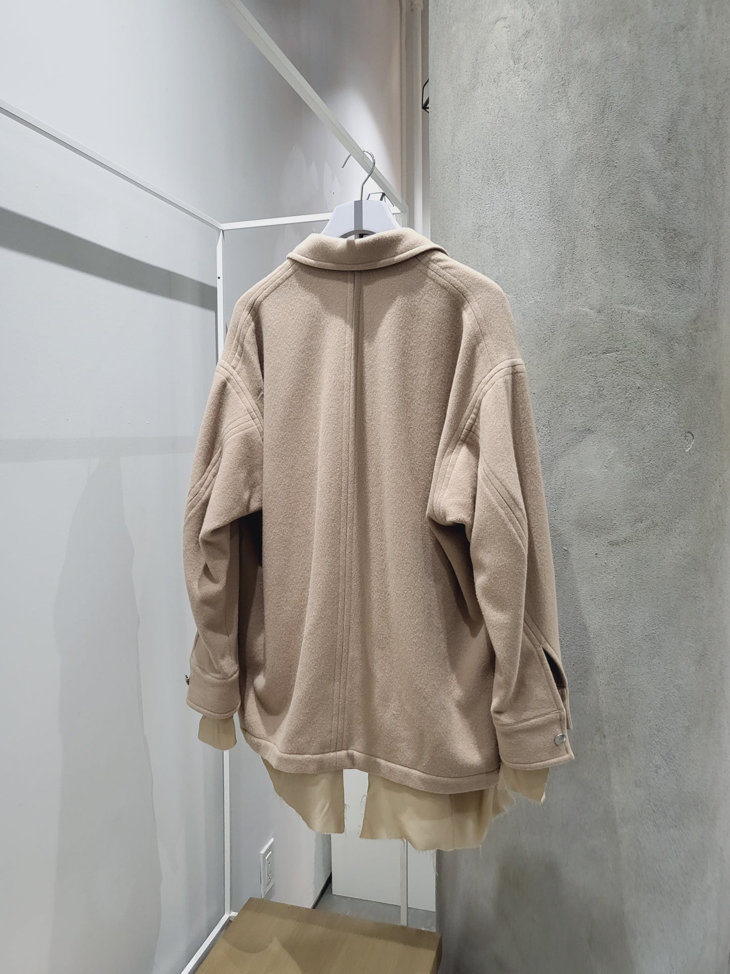 Sulvam - Over Blouson Jacket Beige